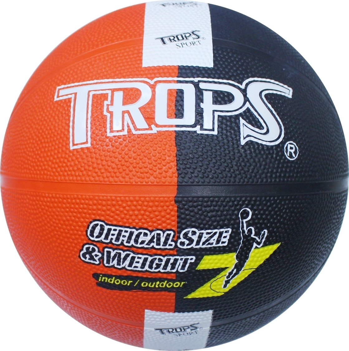 成功牌 TROPS 雙色黑紅刻字籃球 40172B1 商品圖片1