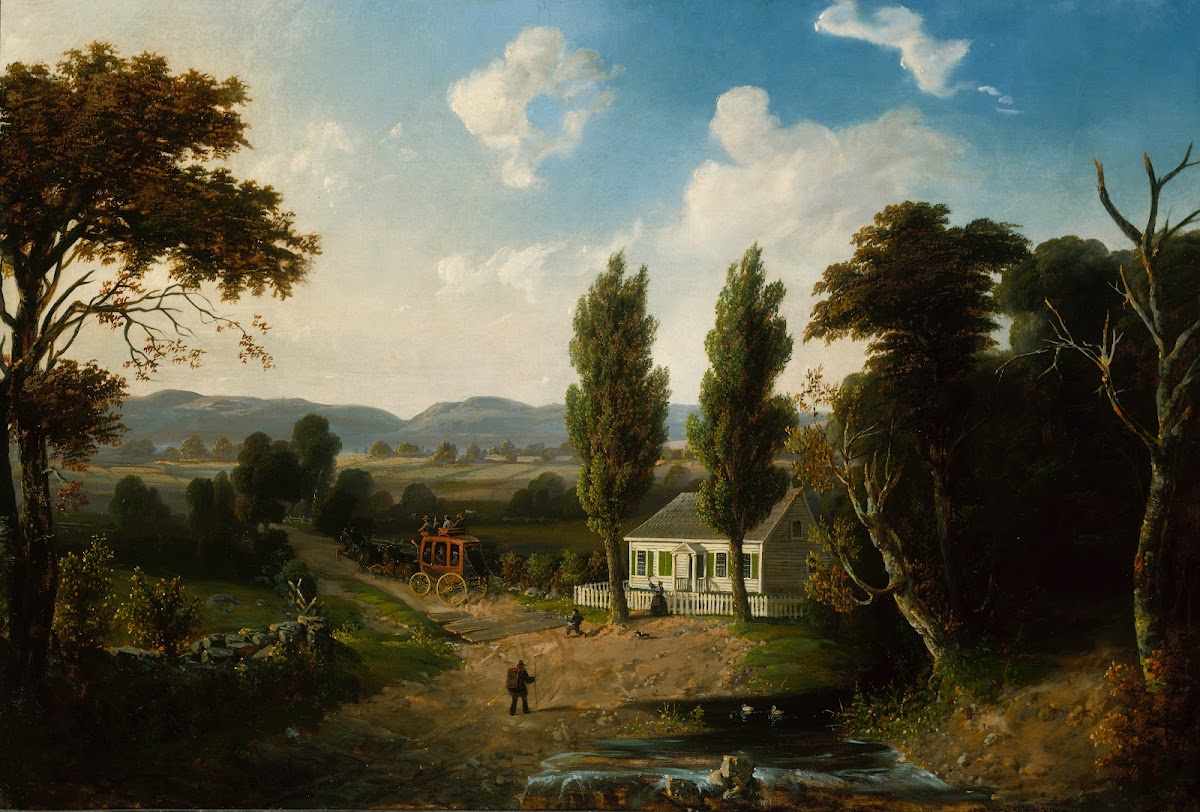 Landscape With Stagecoach 1856