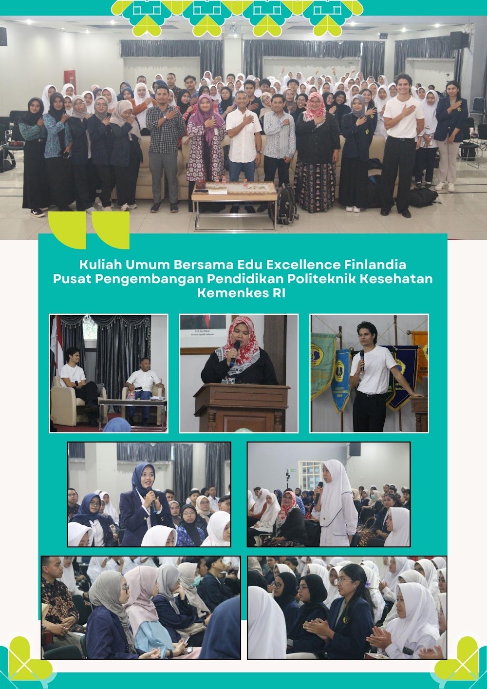 Public Lecture with Edu Excellence Finland, Center for Education Development, Health Polytechnic of the Ministry of Health Bandung