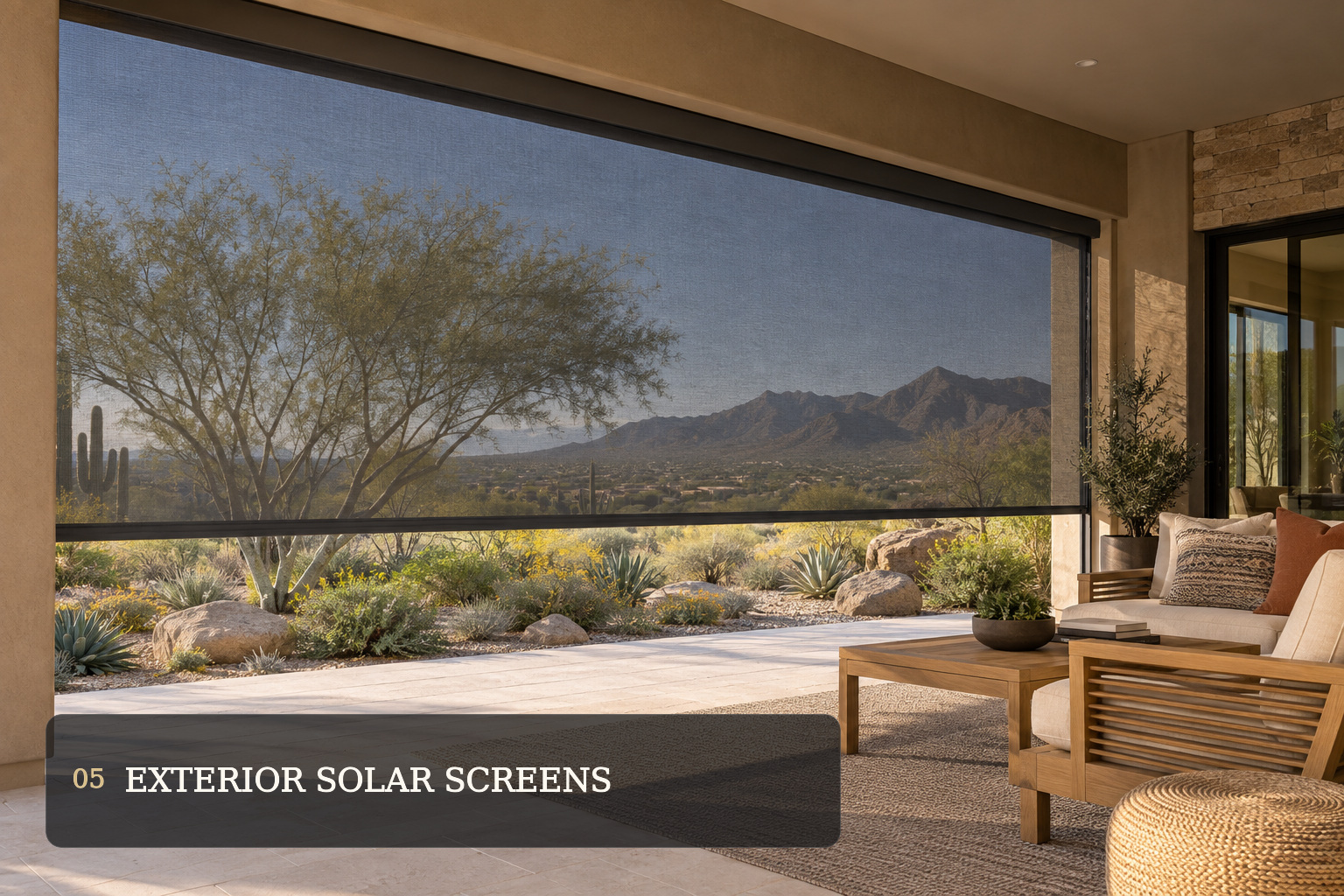 Exterior Solar Screens