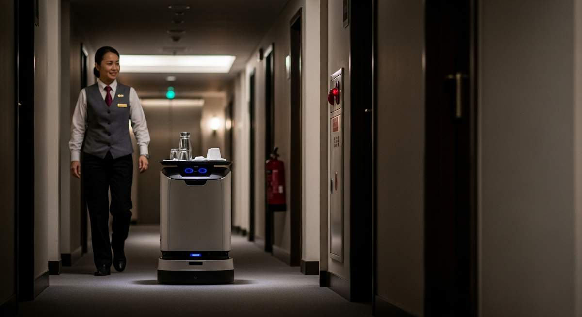 Serviceroboter im Hotel: Operative Exzellenz durch Integration