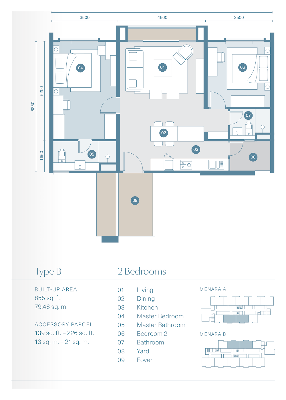 Residensi Danau floor plan