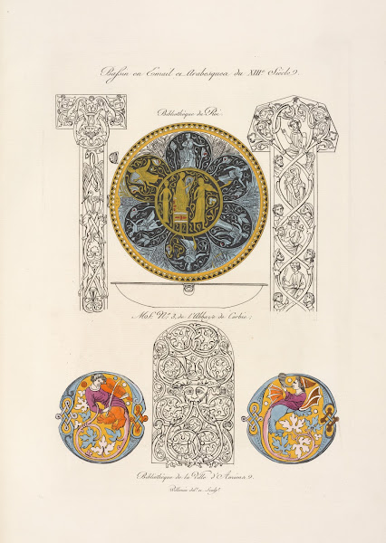 Bassin en émail et arabesques du XIIIe siècle 1839