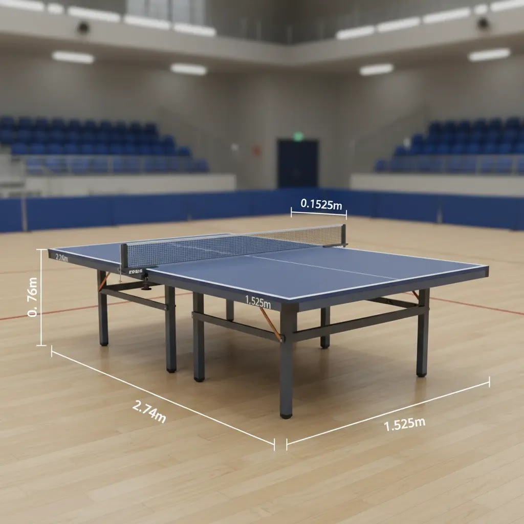Ukuran lapangan tenis meja berapa meter