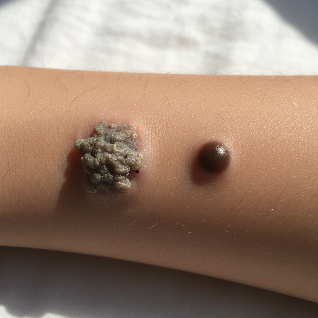 🔍 내 피부, 사마귀일까? (구별법)