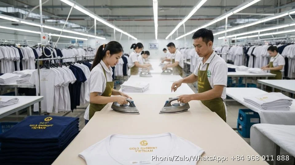 T-Shirt Rack - Gold Garment Vietnam