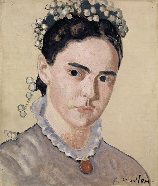 Portrait Of Marie Elise Bernhard Hodler 1917