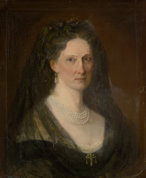 Portrait Of Baroness Hedviga Mednyánszká 1869