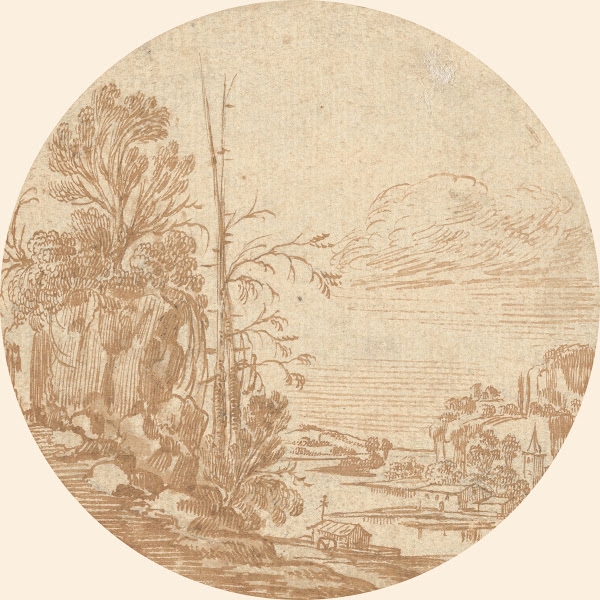 Landscape with a River and a Village early 17th century