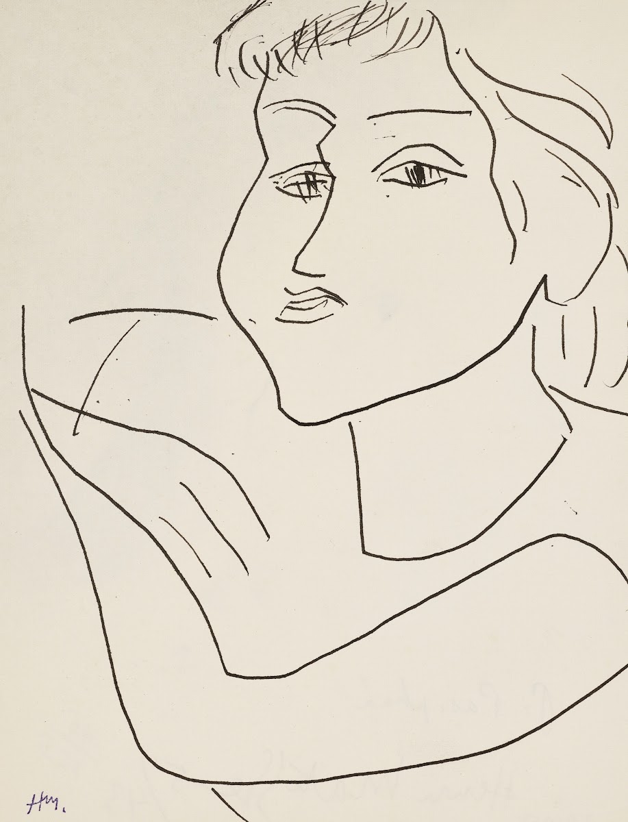 Portrait De Femme 1950