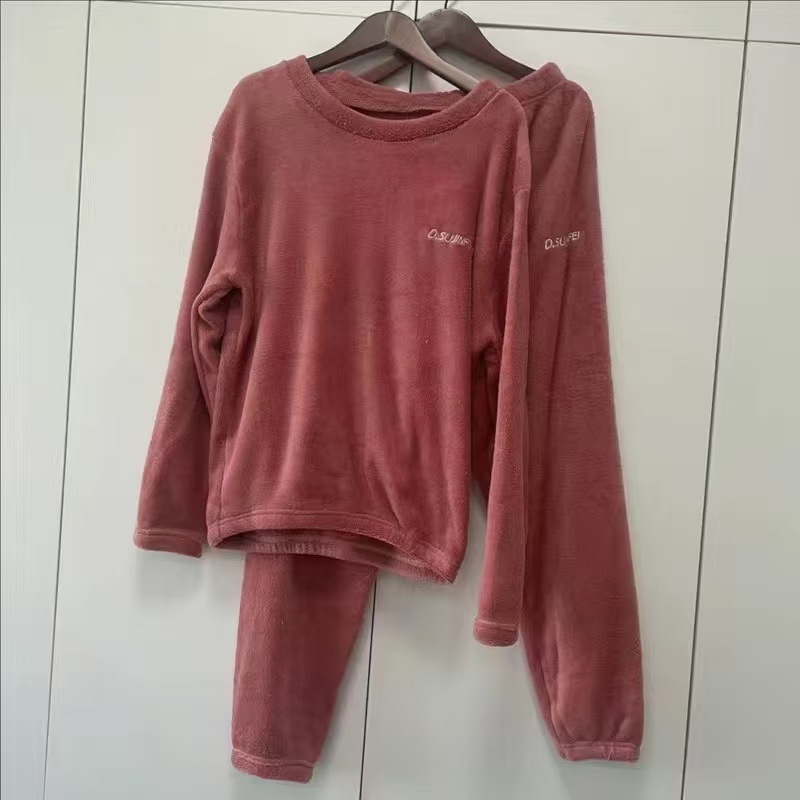 Warm coral fleece house suit, Unisex, for cold days