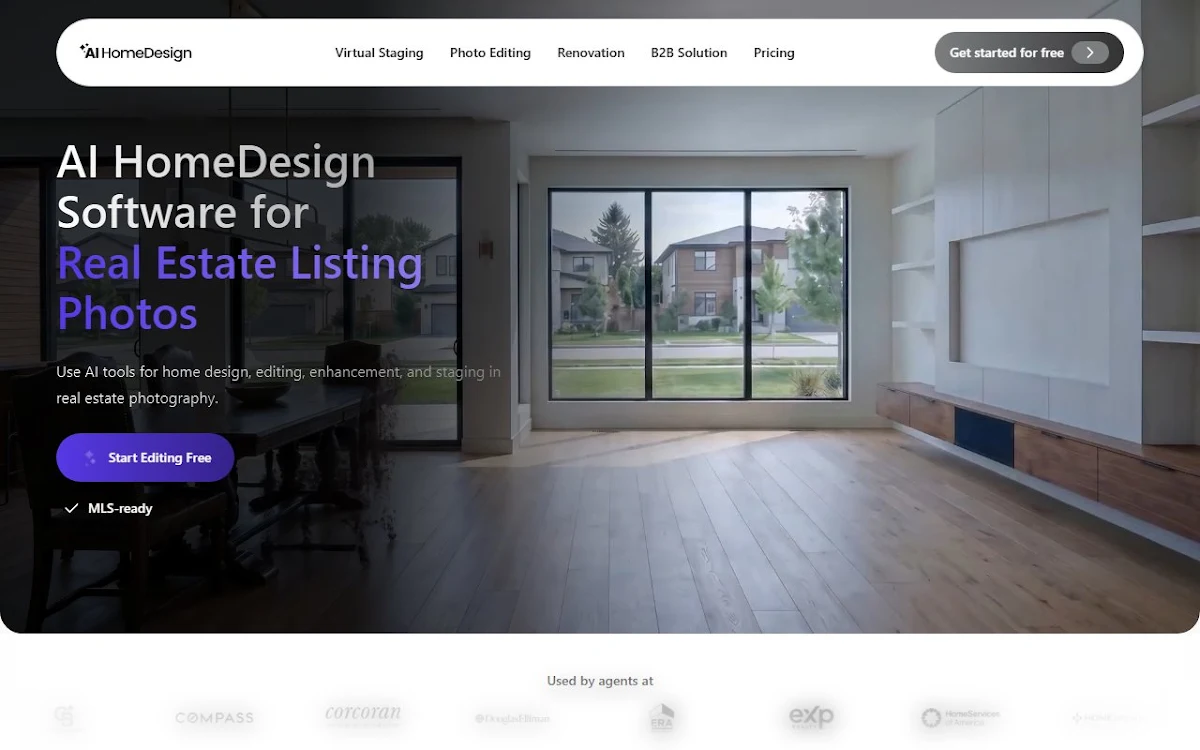 Captura de AI Virtual Staging