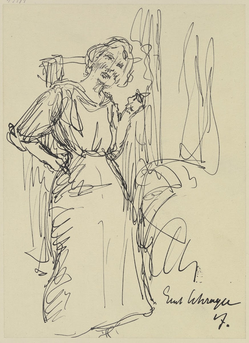 Standing girl 1917