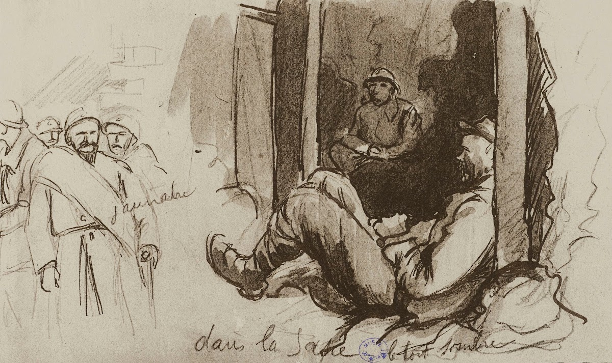 Dans la sape le toit sombre 1915 1916
