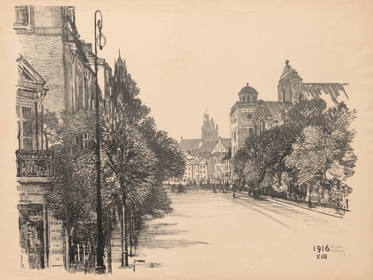 Krakowskie Przedmieście Street 1916