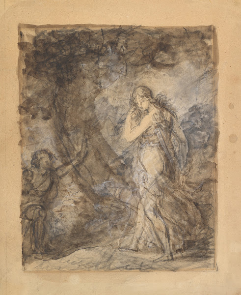 Daphnis Running toward Chloe ca 1798