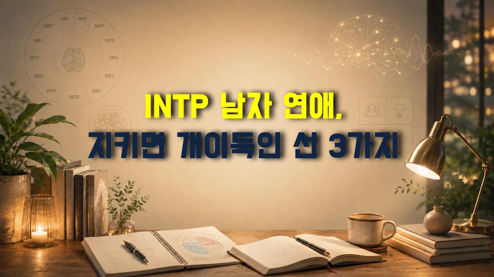 INTP 남자 연애, 지키면 개이득인 선 3가지