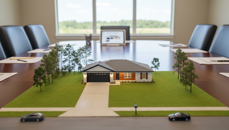 Maqueta de Juli, una casa de 10