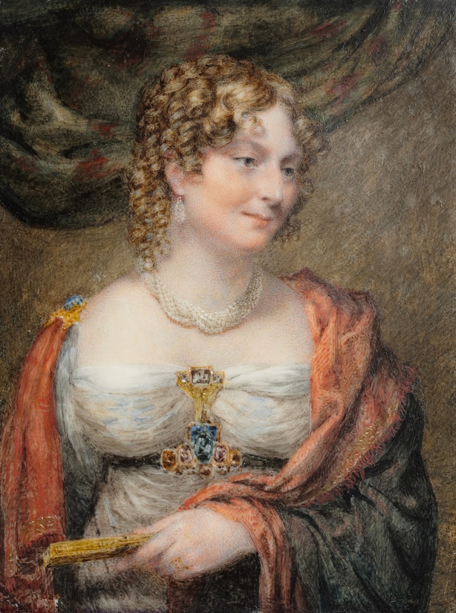 Portrait of Anne Law née Towry 1st Lady Ellenborough c 1821