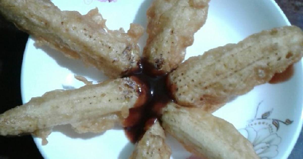 Bắp non chiên chay