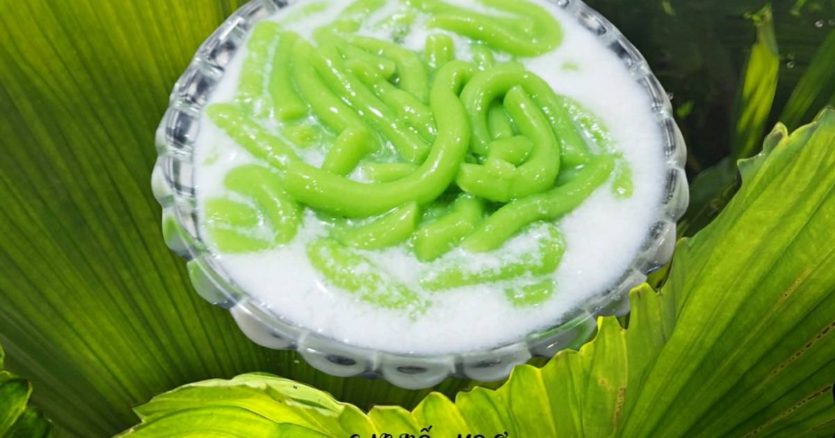 Bánh lọt lá dứa cốt dừa