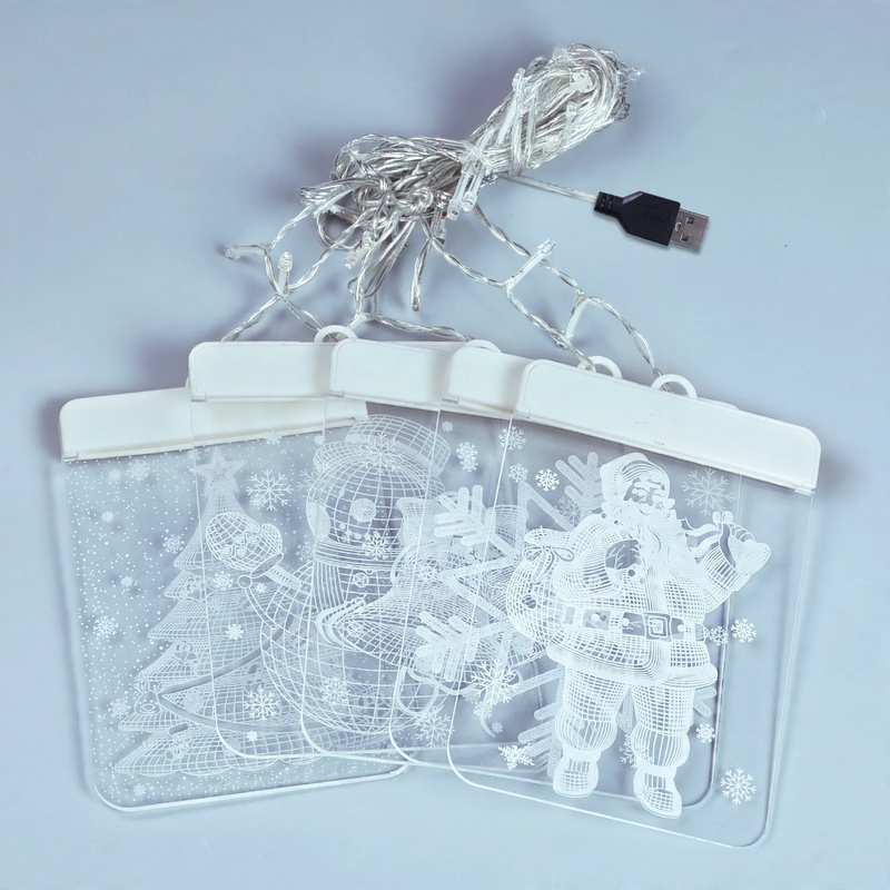 LED-Sternenlichterkette mit USB-Anschluss