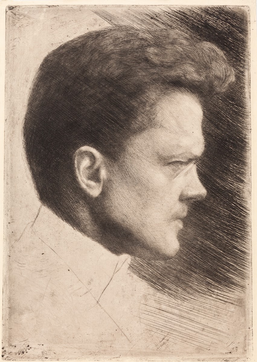 Self portrait profile 1900 1901