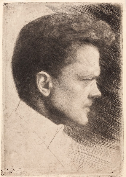 Self portrait profile 1900 1901