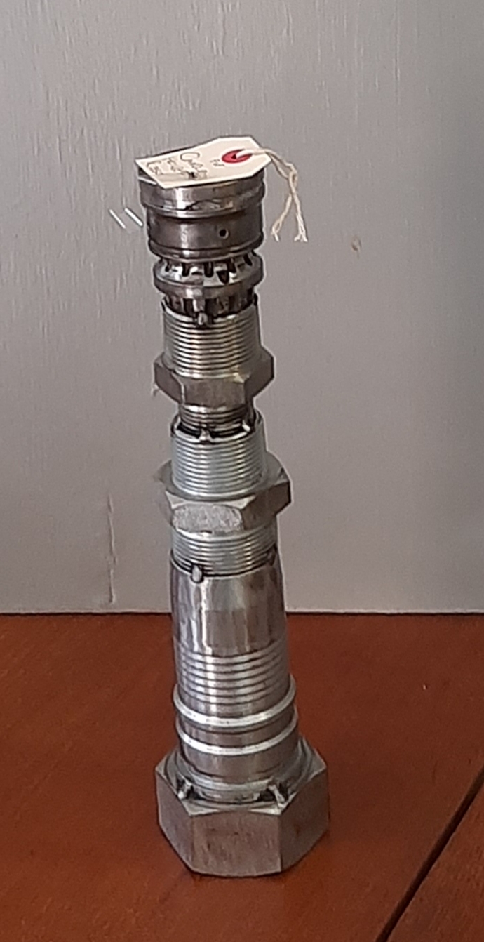 Pod Candle Holder steel - single