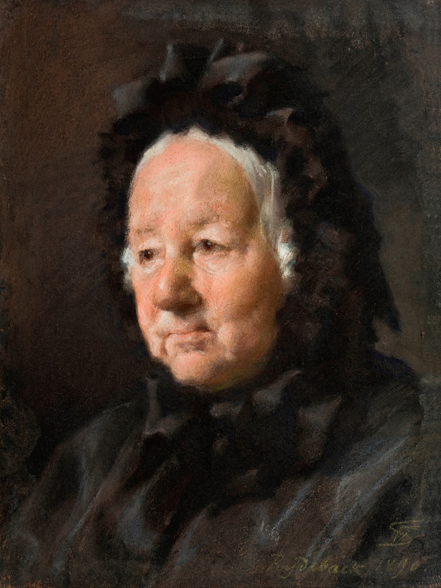 Portrait of the Reverends wife Mrs Tidemand 1890