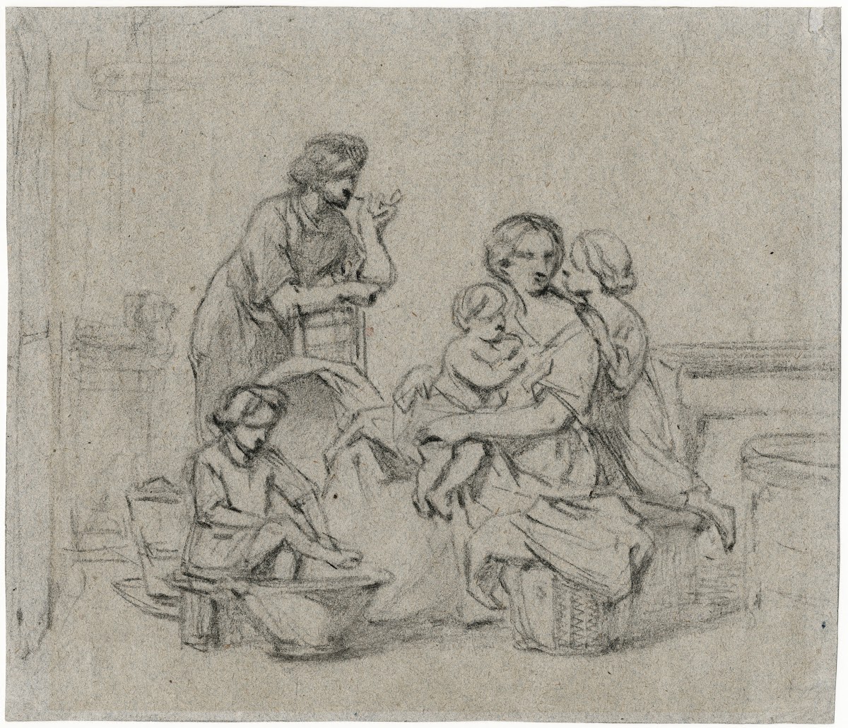 Interior with family