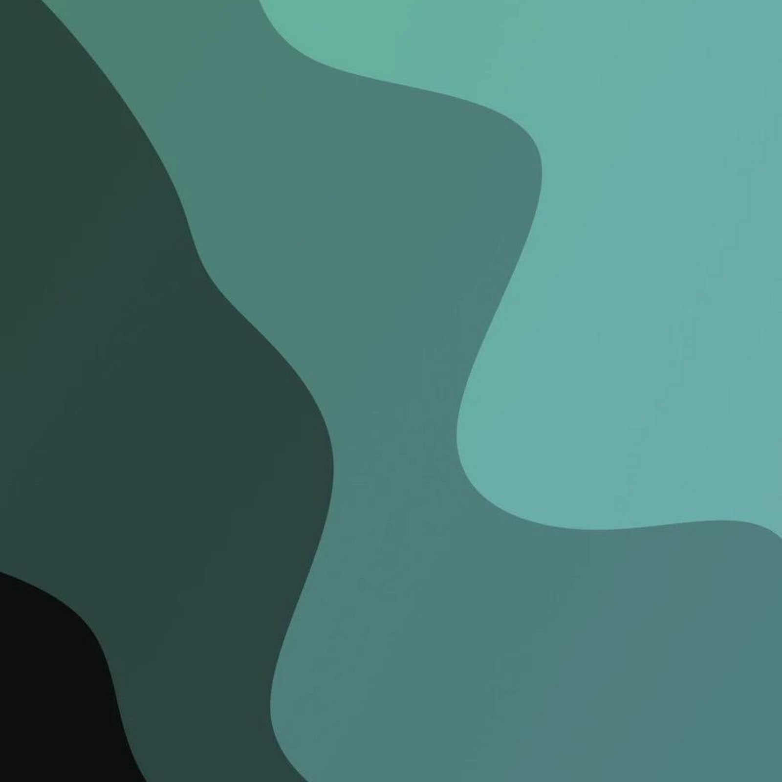 Download Abstract Teal Wave Pattern iPhone