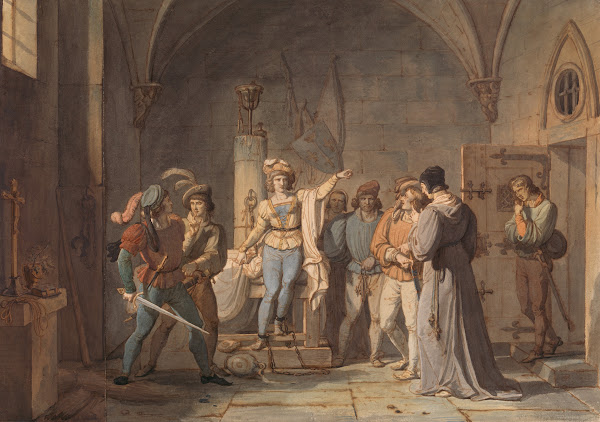 Joan Of Arc Imprisoned In Rouen 1819
