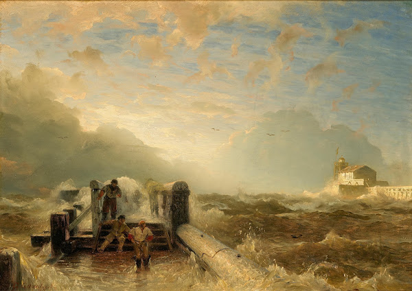 Storm At The Pier 1877