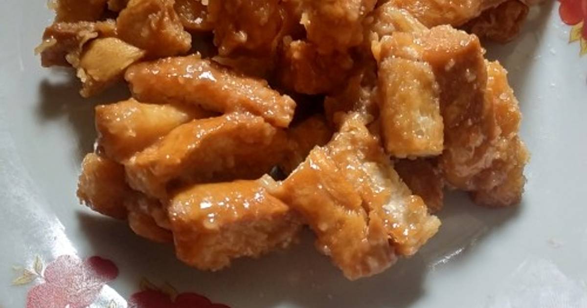 Rìa bánh mì nhào đường