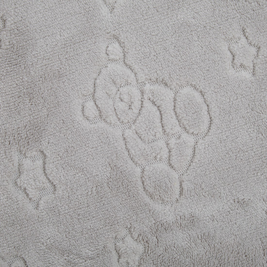 Children's blanket Twins Bear Hugs 100x80 (velour) grey