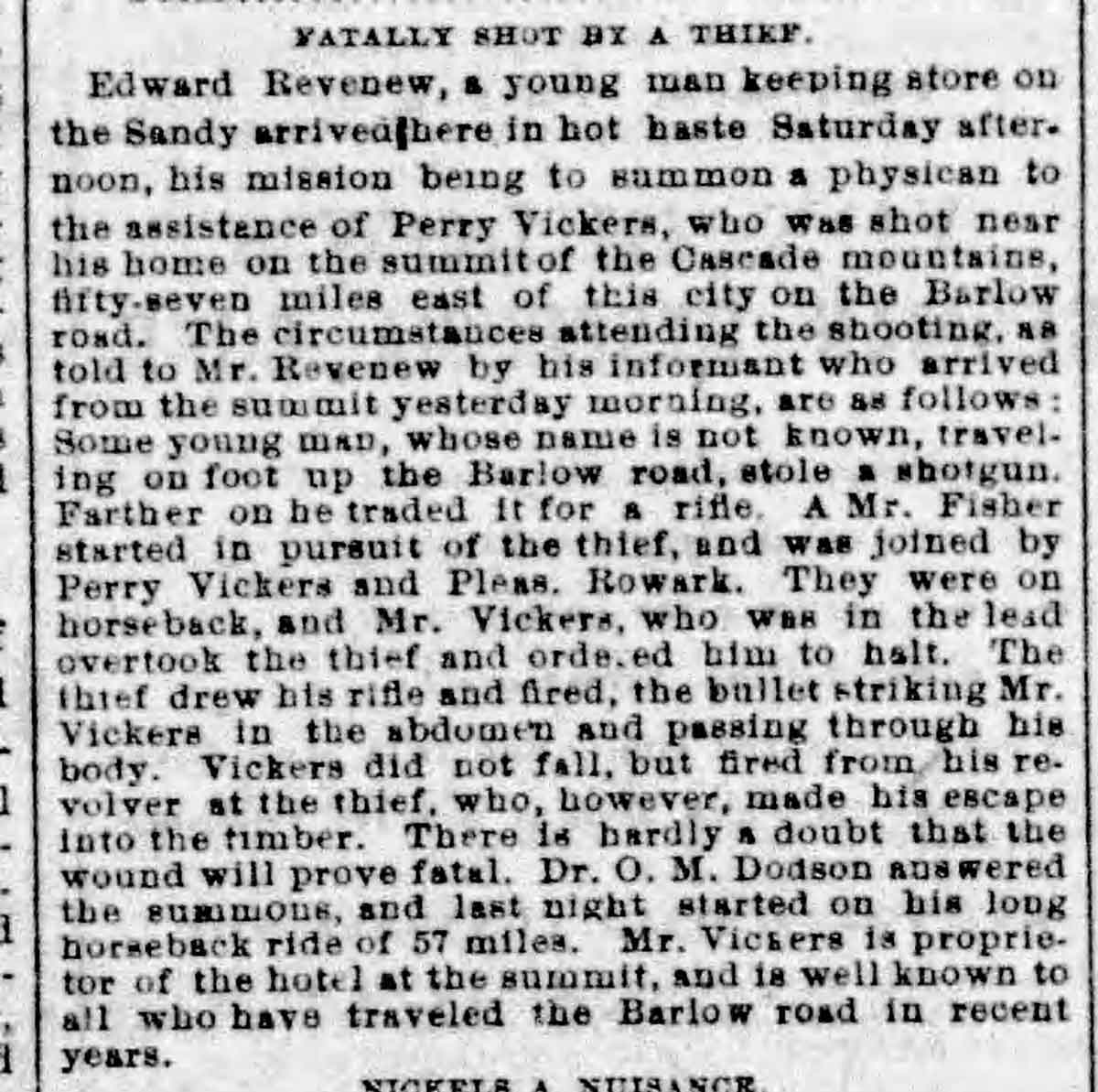 Murder on Mount Hood