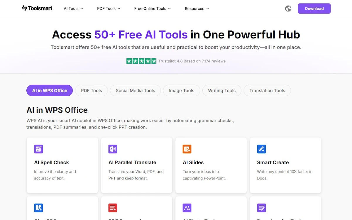 Captura de Free Paraphrasing Tool-Toolsmart