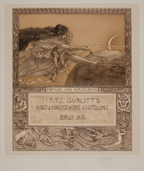 Die Gurlitt Ausstellungskarte Fantasie und Künstlerkind 1881 1882