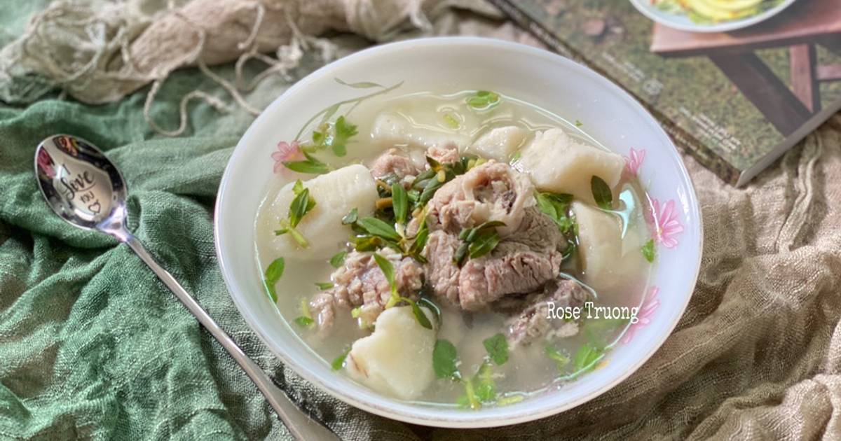 Canh Khoai Sọ Hầm Xương Heo