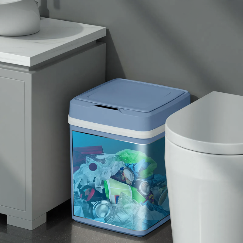 Intelligenter Sensor-Mülleimer, 12 L, Modell FH-LJT01