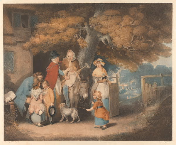 Sunday Morning A Cottage Family Going To Church 1795