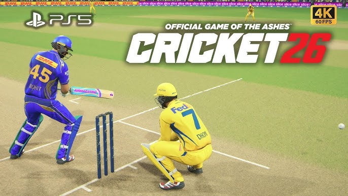 Cricket 26 game on PlayStation 5, highlighting its brilliant core gameplay but technical issues
