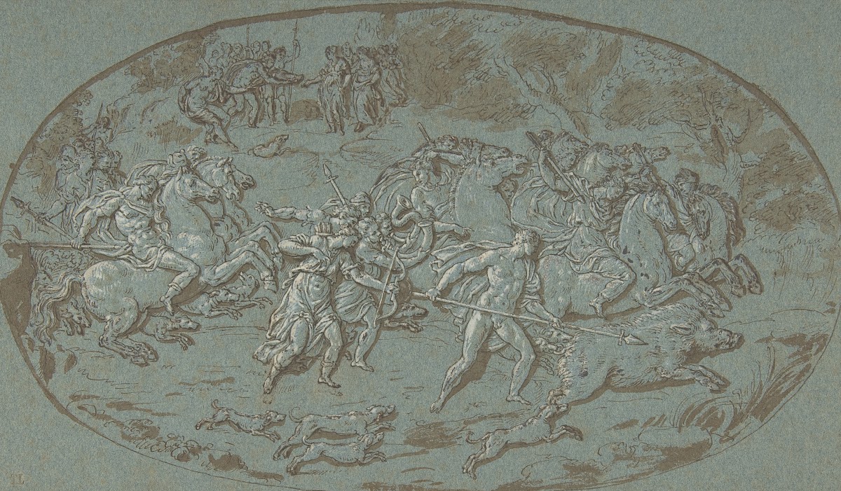 Hunt of the Calydonian Boar late 17thearly 18th century