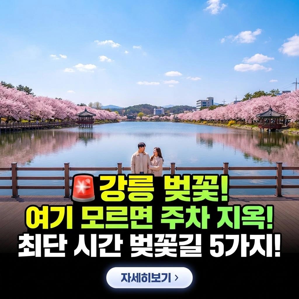 2026 강릉 벚꽃: 최상의 경포대 여행 전략