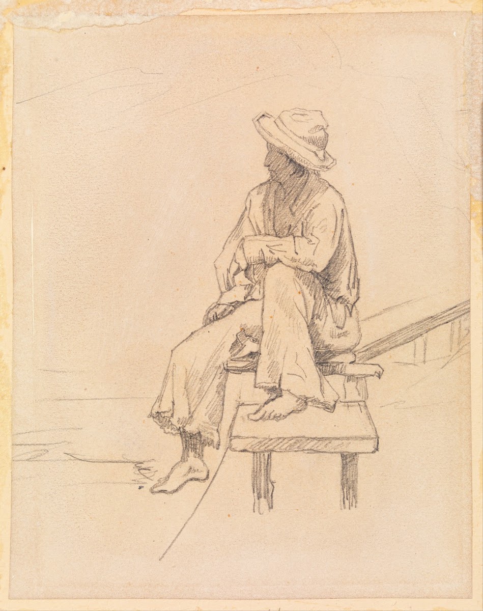 Man on bench 1865 1892