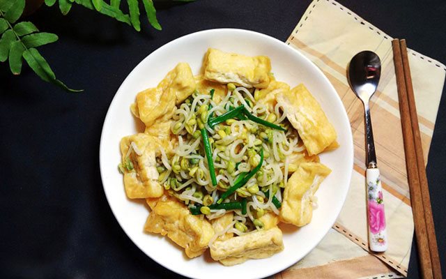 Đậu Hũ Xào Giá