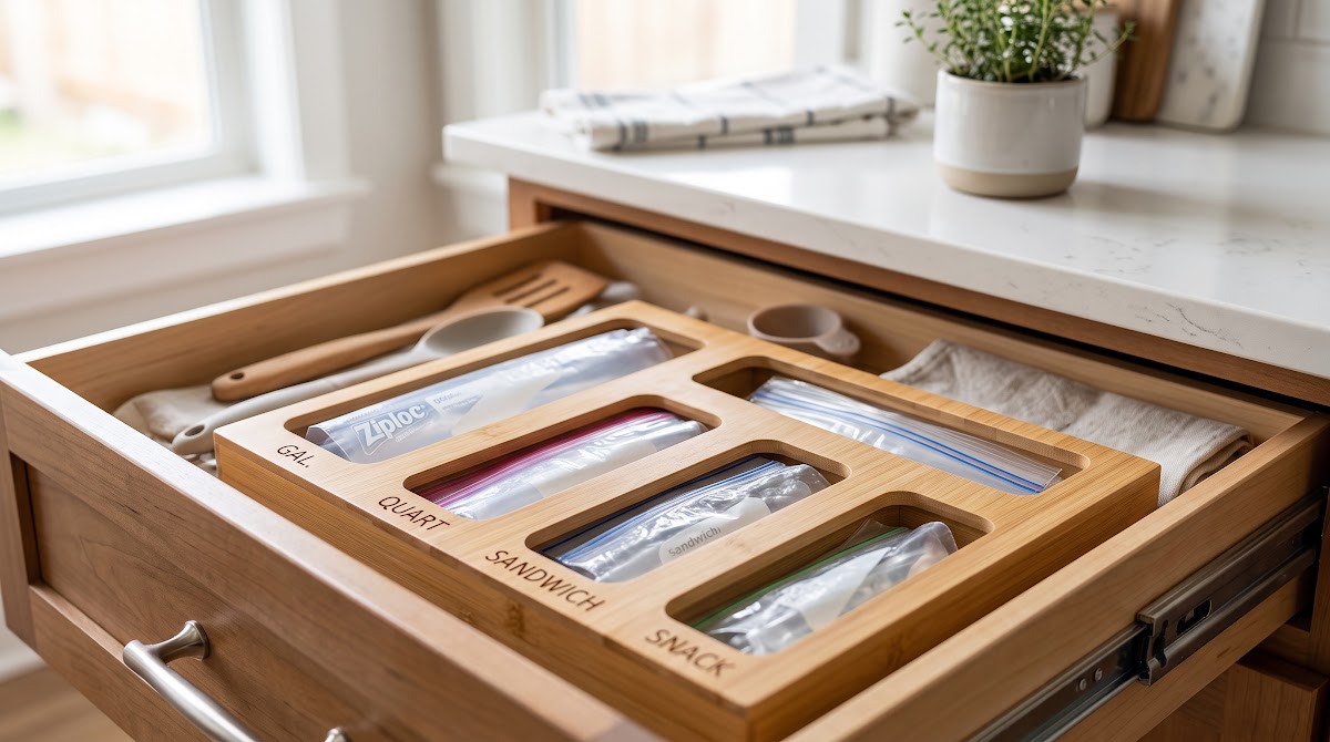 Best Food Storage Bag Organizers for Kitchen Drawers (2026) - BEST BUDGET — IN CONTEXT