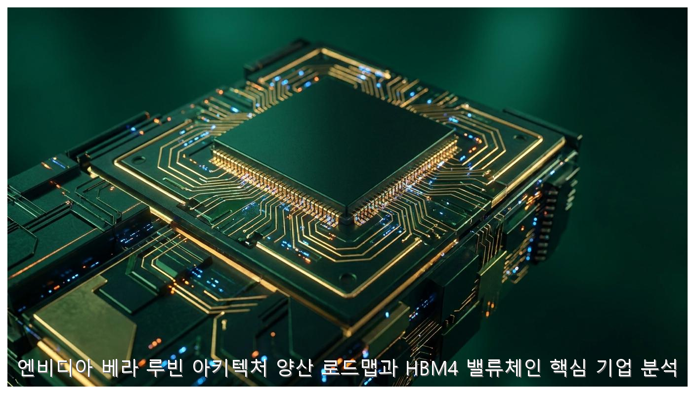 엔비디아 베라 루빈 아키텍처 양산 로드맵과 HBM4 밸류체인 핵심 기업 분석 핵심 안내 및 분석 인포그래픽 (2)