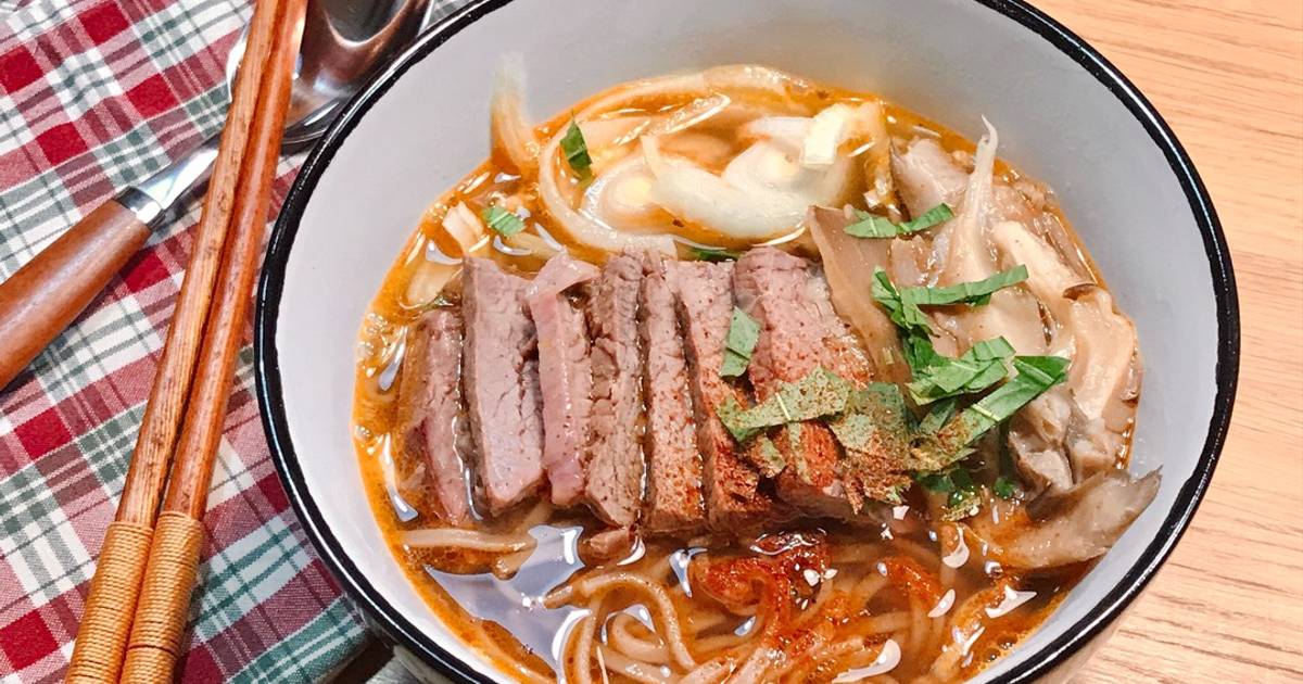 Mì Soba Súp Bò Nấm